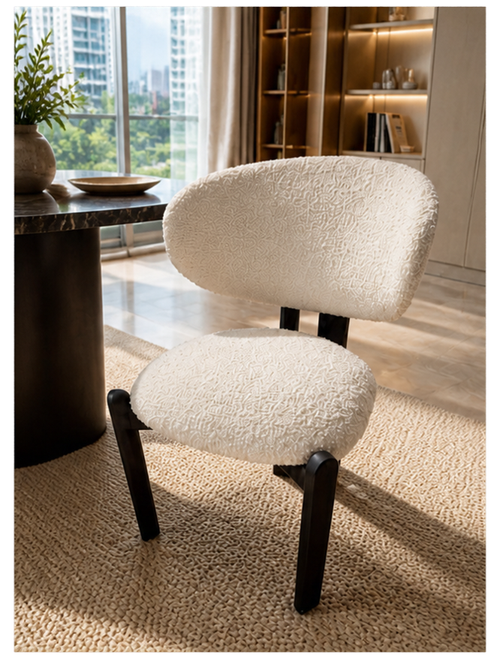 Organic Curved Dining Chair