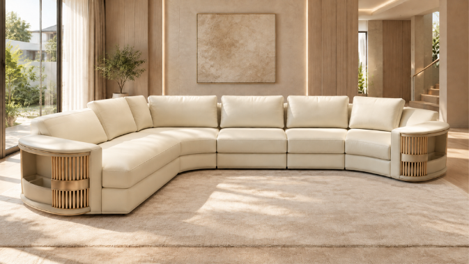 The Prestige Curved Sofa