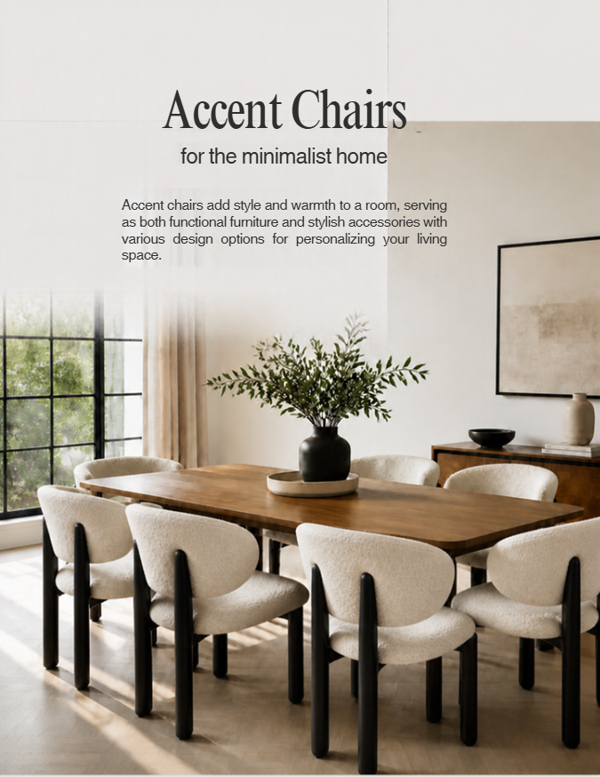 Organic Curved Dining Chair